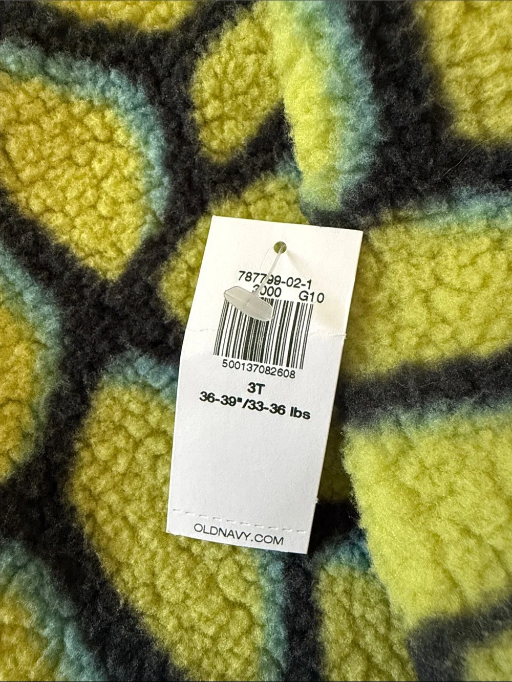 Old Navy Green and Black Dino Hooded Fleece One-Piece